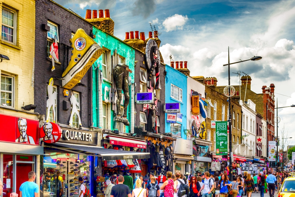 exploring Camden Town in London