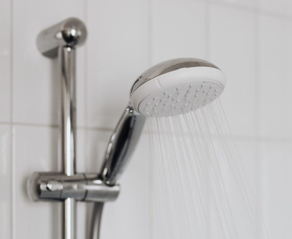Running shower